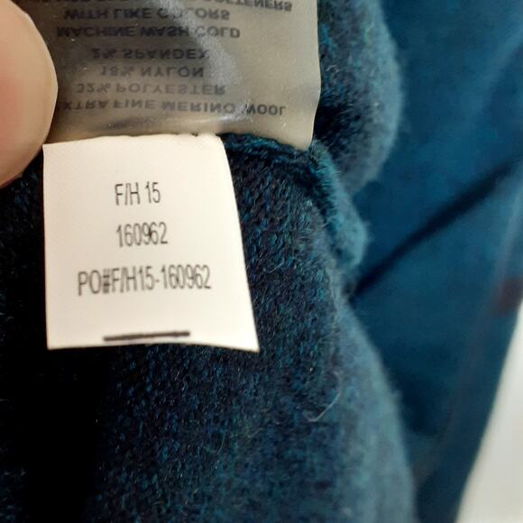 Title Nine Assassin Wool Blend Tunic Sweater Dress Front Zip Size Small - Picture 7 of 7